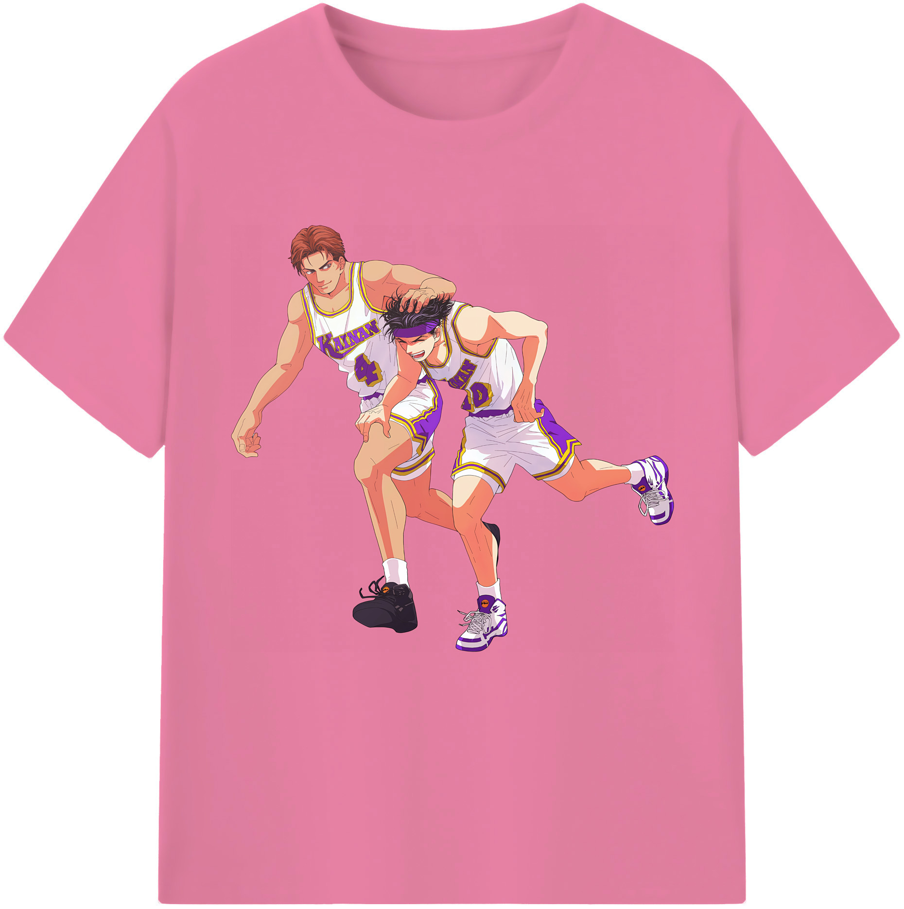 （画像用） SLAM DUNK／スラムダンク 綿100％半袖Tシャツ（フロントプリント）